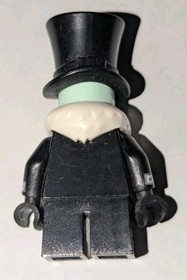 Lego The Penguin Minifigure Batman Movie sh0314 white fur coat Set 70909 Minifig