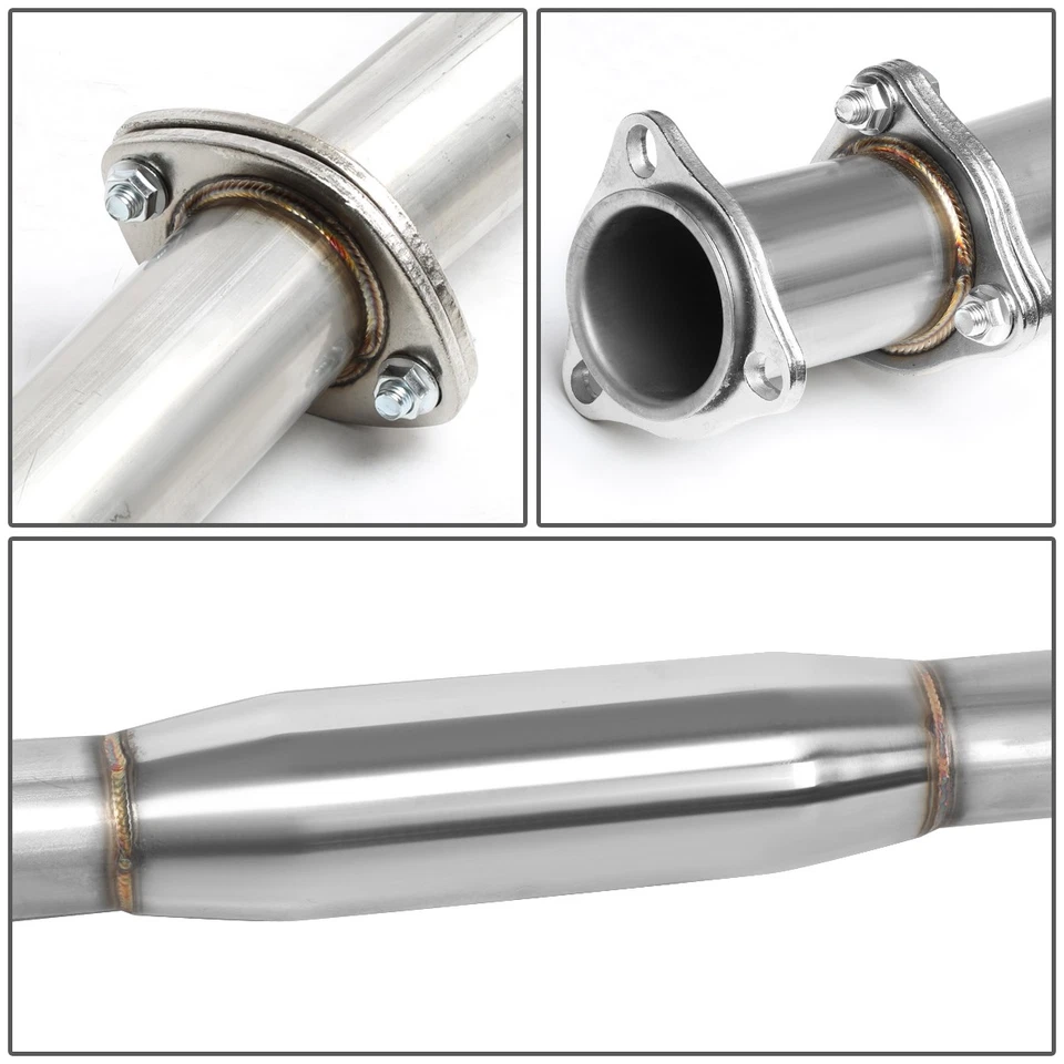 SISTEMA DE ESCAPE TRASERO RACING CAT SILENCIADOR PUNTA QUEMADA 4" PARA 97-01 PRELUDE BB6 H22A4 Foto 4 de 4