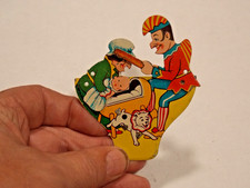 Old 1950s Tin Japan Mechanical Clicker - Punch  Judy