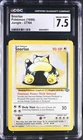 CGC 7.5 NEAR MINT + Snorlax 1999 Jungle 27/64 Rare Pokemon Card