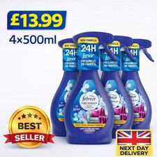 PACK OF 4 Febreze Fabric Freshener Spray Lenor Spring Awakening 500ML