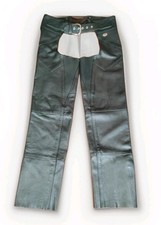 Women's Harley Davidson Leather Chaps Sz. XS Made In USA