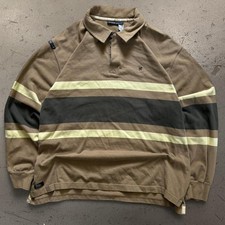 Y2K Mens Rocawear Striped Long Sleeve Shirt SZ XL