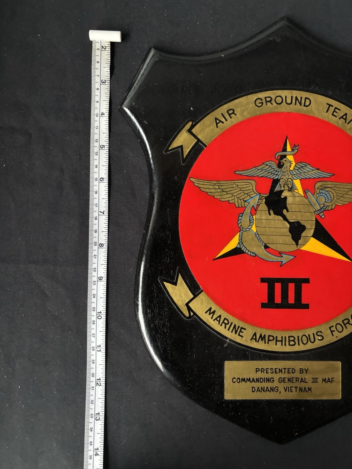 Vietnam War USMC Rare 3rd MAF Plaque