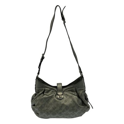Louis Vuitton Mahina XS M95718 Silver Leather Shoulder Bag Auth France