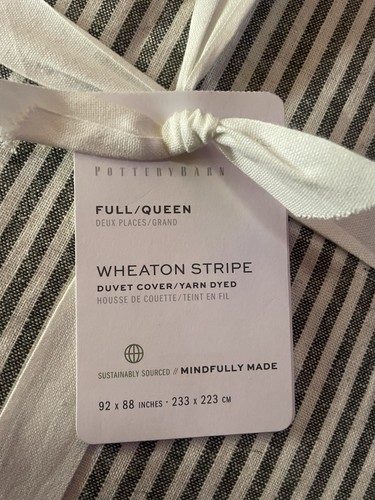 Pottery Barn Wheaton Stripe Duvet Cover