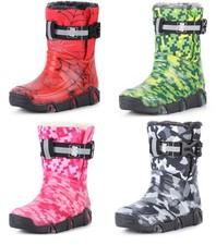 LADEHEID Gefütterte Schneeschuhe Kinder Jung...