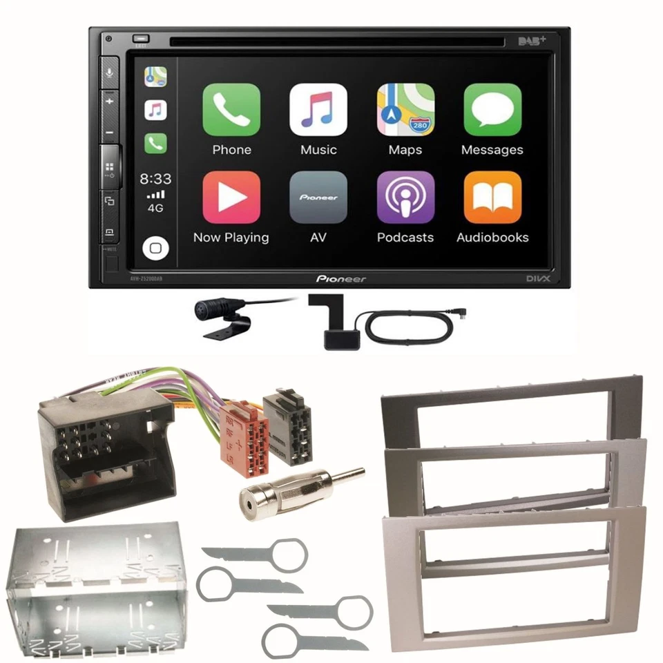Pioneer AVH-Z5200DAB Android Auto Einbauset für Ford Focus Fusion Galaxy S-Max - Bild 1 von 1