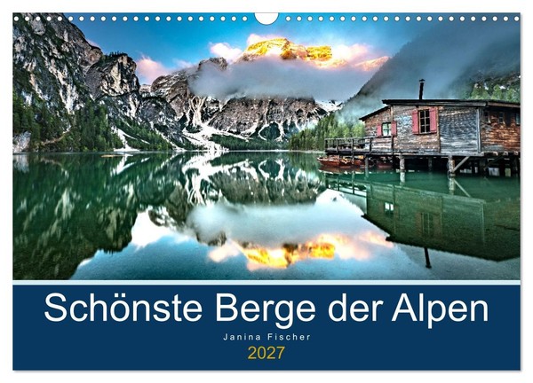 Calendar 2027 · US Version · Most Beautiful Mountains Of The Alps (Wall Calendar-image