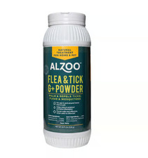 ALZOO Natural Flea  Tick Home Spray 8oz Plant-Based Flea  Tick G Powder