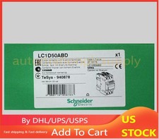 1PC Schneider LC1D50ABD Contactor 50A DC24V N...
