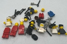 Mixed Lot LEGO Minifigures Helmet Hat Hair Walkies Wrench Various Items