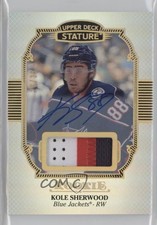 2019-20 Stature Rookies Portrait Variant 28/33 Kole Sherwood #134 Patch Auto 5m1