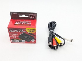 Neo Geo AES Console NEO-0 SNK Joystick Controller AC Adapter Tested Japan