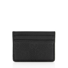 Gucci GG Grainy Leather Emblem Card Case