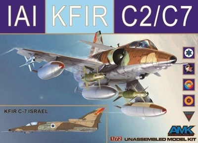 AMK AVANTGARDE MODEL KITS AMK AvantGarde Modellbausätze 86002 1/72 KFIR C2/C7