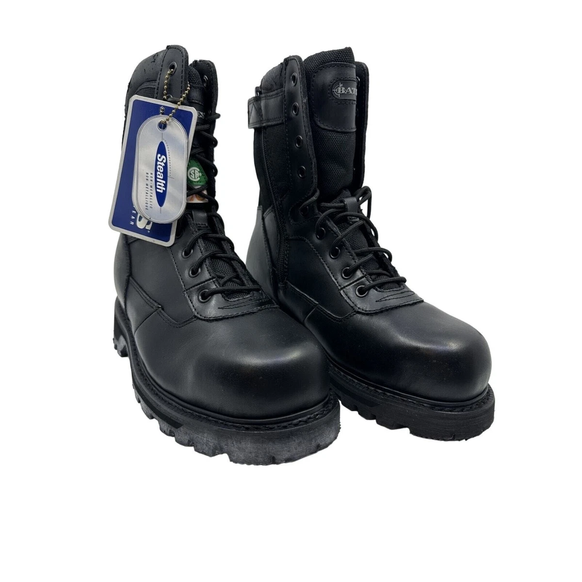 Bates‎ Durashocks Steel Toe Boots Mens Size 11 W Black Leather Work Safety ASTM Men main image 2