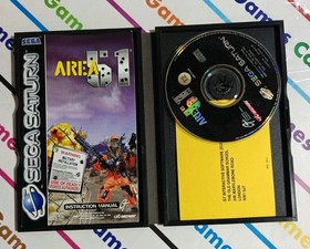 SEGA SATURN AREA 51 PAL EU COMPLETE RARE