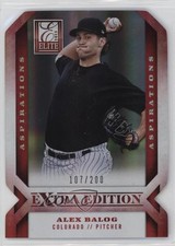 2013 Panini Elite Extra Edition Aspirations Die-Cut 107/200 Alex Balog #24 0u66
