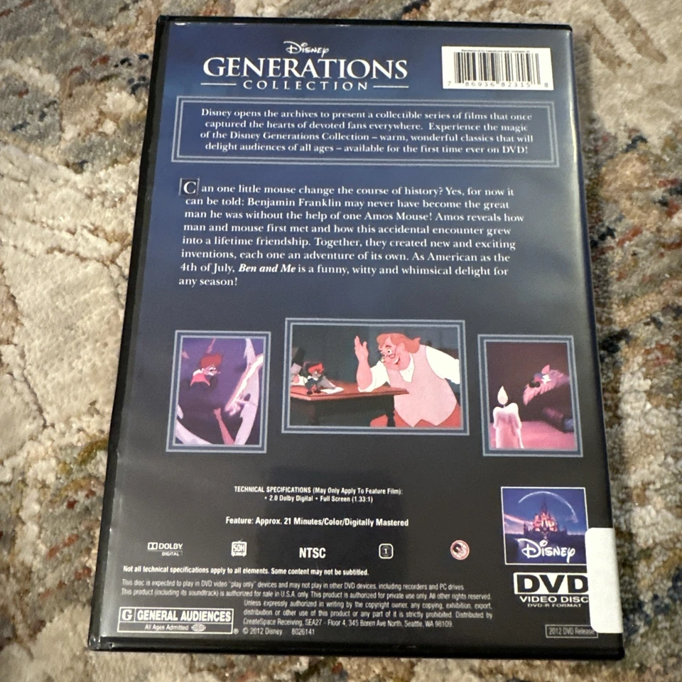 Ben and Me (Disney Generations Collection) - Sterling Holloway, Hans Conried, .. - Imagem 2 de 4