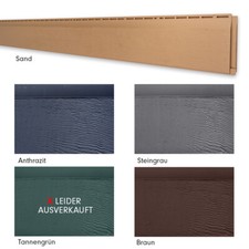 Fassadenpaneel Zierer GFK Holzoptik Fassadenverkleidung außen 10 Paneele 3,2 m²