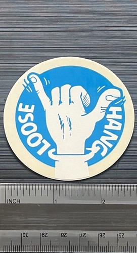 Vintage 1980’s Hang Loose Sticker/Decal Surfing In The USA, Beach Life - Picture 6 of 8