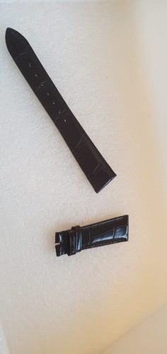 Original Patek Philippe 20 x 16mm Black croc square leather watch strap - Picture 3 of 3