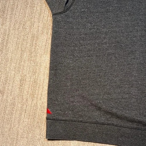 Untuckit Felpa Girocollo Grigio Uomo M Misto Cotone Pullover Casual - Foto 9 di 10
