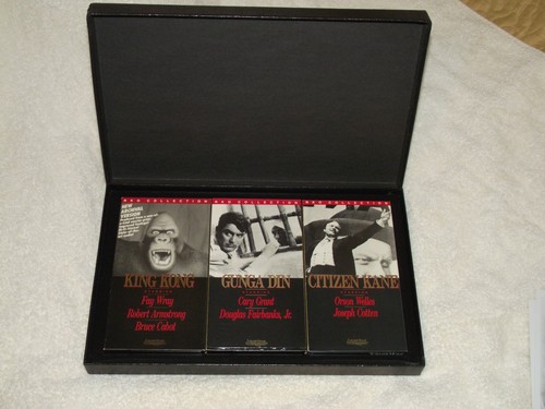 VG Premium Boxed VHS King Kong Citizen Kane Gunga Din Turner Home Film Series - Picture 2 of 4
