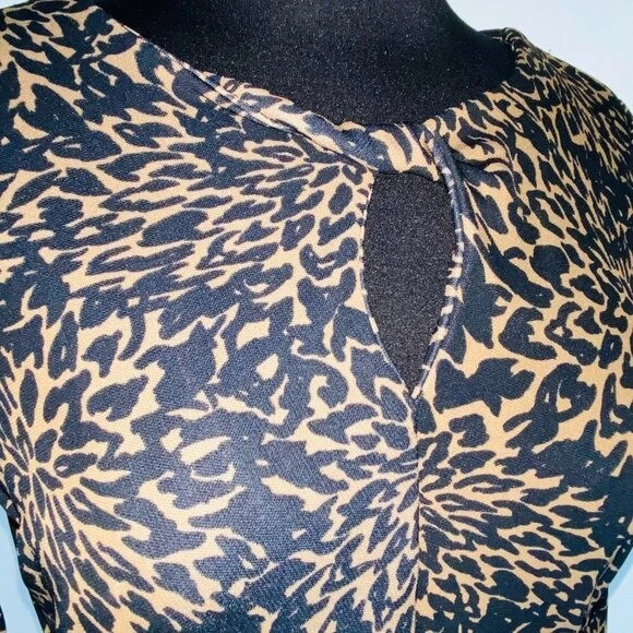 Vestido Land's End Abstracto Estampado Floral Línea A XS 2 - 4 Foto 3 de 4