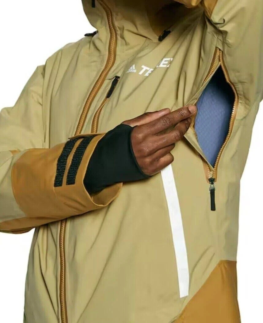 Adidas Terrex Myshelter In Jack2l M Snow Jacket in Beigetone Size: M & L NWT$350 image 6