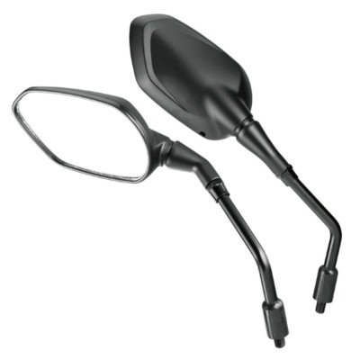 Paar Motorrad Rückspiegel zugelassen Gelenk verstellbar M10x1,25 Lampe
