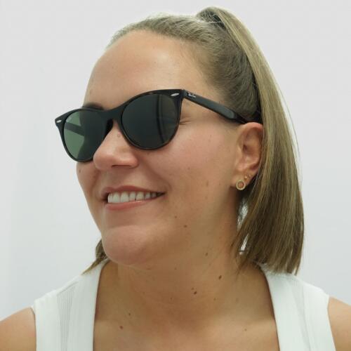 Ray-Ban Gafas de Sol Wayfarer II Rb2185 902/31 Carey Verde Clásico - Imagen 8 de 8