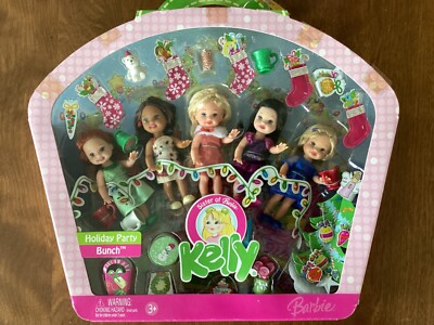Barbie Kelly Club, Holiday Party Bunch, Nikki Deidre Kirstie Kayla Kelly
