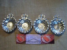 GORHAM STERLING 'PUMPKIN LEAF' NUT BON BON TRAY SET DINNER COCKTAIL HOUR SERVICE