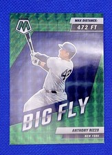 Anthony Rizzo 2022 Panini Mosaic Big Fly #BF12 Green Prizm New York Yankees