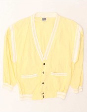 Avanti Womens Bomber Jacket It 48/50 Xl Yellow Cotton Tk08