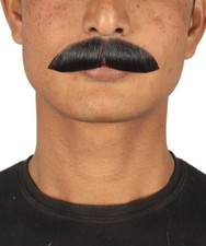 Men's Mustache Set Black Cosplay Facial Hair M-1198