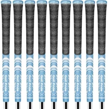 Golf Pride MCC Teams Light Blue & White Standard Grip - Set of 9 - The #1 Grip