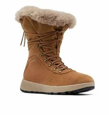 Columbia Women's Slopeside Village Omni-Heat High Boot.Color: Elk/Autumn Orange.