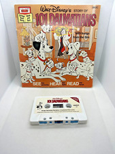 1977 Disney 101 Dalmations  Dumbo w/ Cassette Read Along, Very Good Condition