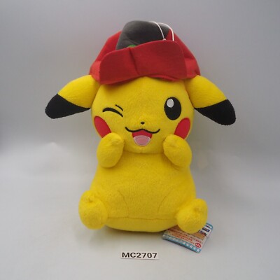 Pikachu MC2707 Pokemon Movie Satoshi Ash Ketchum Banpresto 2017 Plush 11'' Doll