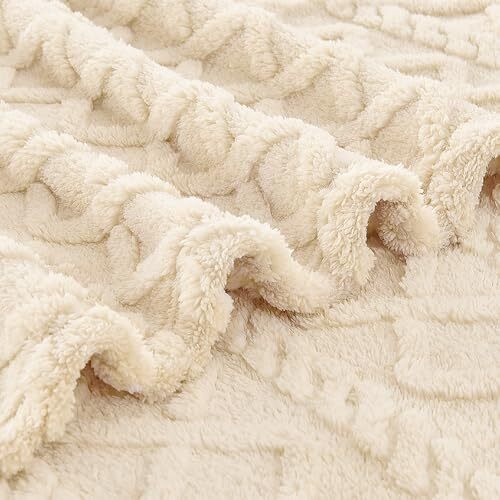 Edednleaf Sherpa Fleece Throw Blanket with Stylish 70"x80" Blanket