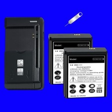 High Grade 2x 4220mAh Battery Charger Stylus for Novatel Jetpack MiFi 6620L USA