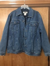 Big Mac Mens Lined Classic Denim Trucker Denim Jean Jacket - Size L