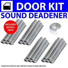 Heat & Sound Deadener Jeep Wrangler 2007 - 2014 4 Door Kit + Seam Tape 19656Cm2