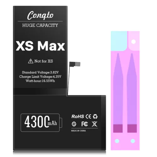For iPhone XS Max 4300mAh Capacity Replacement Battery A1921 A2101 with Adhesive