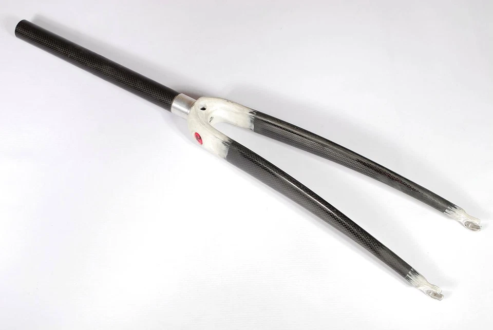 Rossin Road Bicycle Fork 700C 1-1/8" Racing Threadless Carbon 538 grams NOS - Image 2 of 4