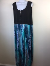 NY Collection Womens Plus Sleeveless Maxi Dress Size 2X