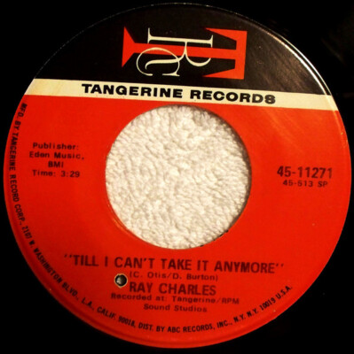 Ray Charles - Till I Can't Take It Anymore / If You Were Mine 1970 7'' Tange